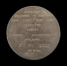 Inscription [reverse], 1526. Creator: Friedrich Hagenauer