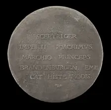Inscription [reverse], 1530. Creator: Friedrich Hagenauer