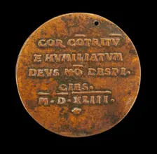 Inscription [reverse], 1543. Creator: Friedrich Hagenauer