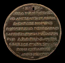 Inscription [reverse], 1612. Creator: Unknown