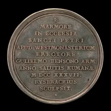 Inscription [reverse], 1737. Creator: John Sigismund Tanner