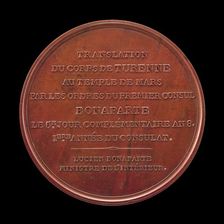 Inscription [reverse], 1800. Creator: Henry Auguste