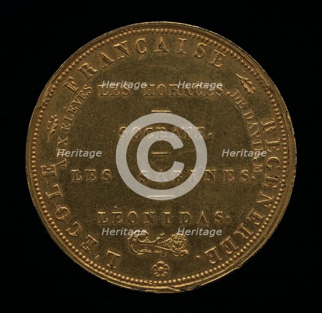 Inscription [reverse], 1819. Creator: Auguste François Michaut.
