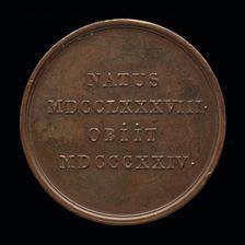 Inscription [reverse], 1824. Creator: William Binfield