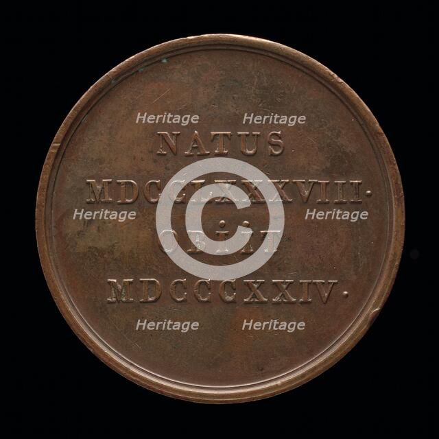 Inscription [reverse], 1824. Creator: William Binfield.