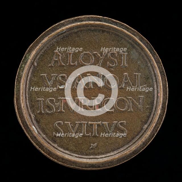 Inscription [reverse], c. 1512/1520. Creator: Unknown.