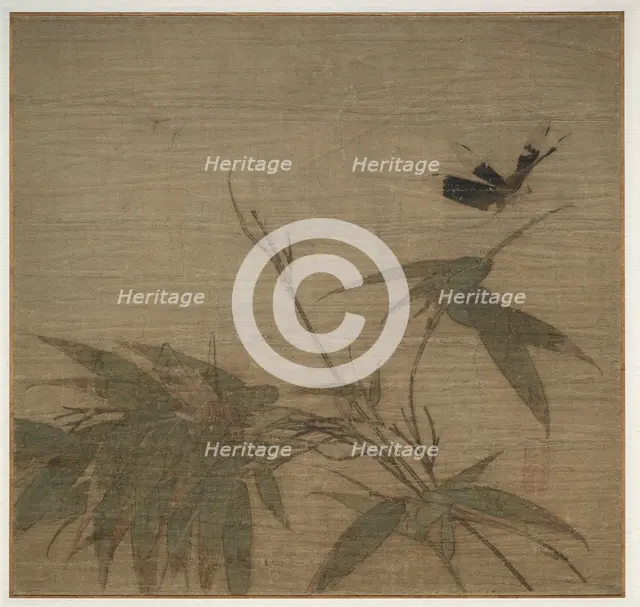 Insects and Bamboo, 13th Century. Creator: Unknown.
