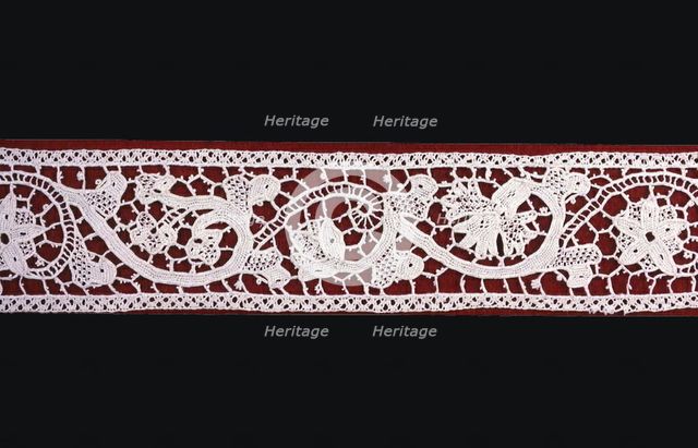 Insertion, England, Late 19th century (based on 17th century English lace prototype). Creator: Unknown.
