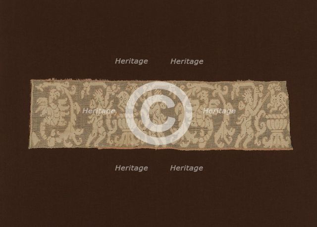 Insertion (From a Cover), Italy, 1575/1625. Creator: Unknown.