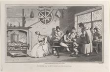 Inside of a Kitchen at Newcastle, from "Remarks on a Tour to North and South Wales", 1800. Creator: John Hill