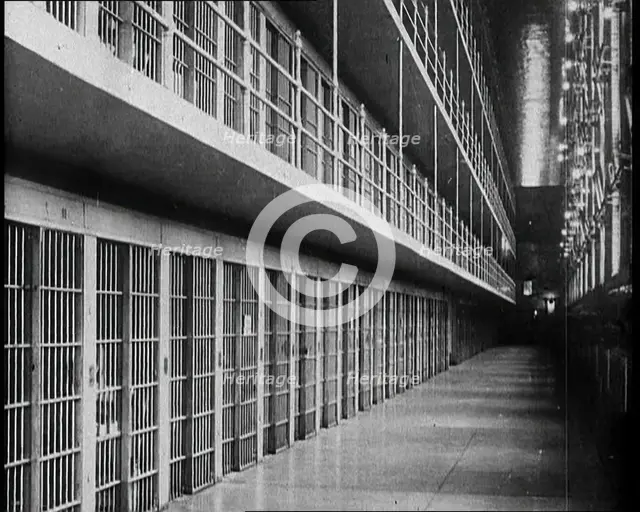 Inside of an American Prison, 1930s. Creator: British Pathe Ltd.