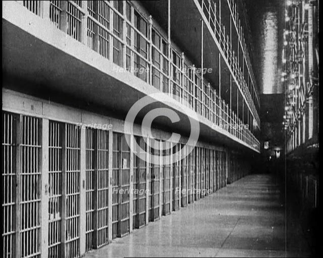 Inside of an American Prison, 1930s. Creator: British Pathe Ltd.