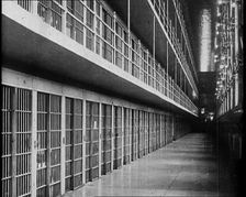 Inside of an American Prison, 1930s. Creator: British Pathe Ltd
