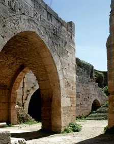 Inside of the enclosure, Krak des Chevaliers, 2001. Creator: LTL