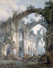 Inside of Tintern Abbey, Monmouthshire c1794. Creator: JMW Turner