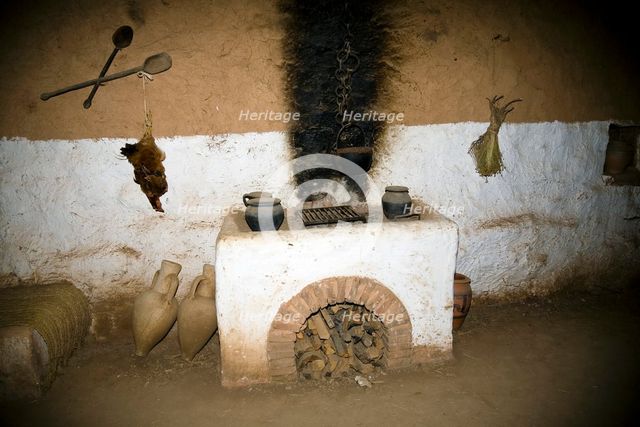Inside a Roman house in Numantia (Numancia), Spain, 2007. Creator: Samuel Magal.