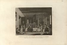 Inside a Revolutionary Committee during the Reign of Terror, 1802. Creator: Berthault, Pierre Gabriel (1748-1819)
