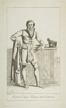 Inside Attire of the French Citizen, 1794. Creator: Vivant Denon