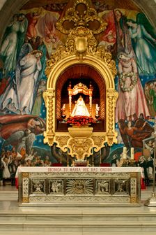 Inside Church, Candelaria, Tenerife, 2007. Creator: Peter Thompson