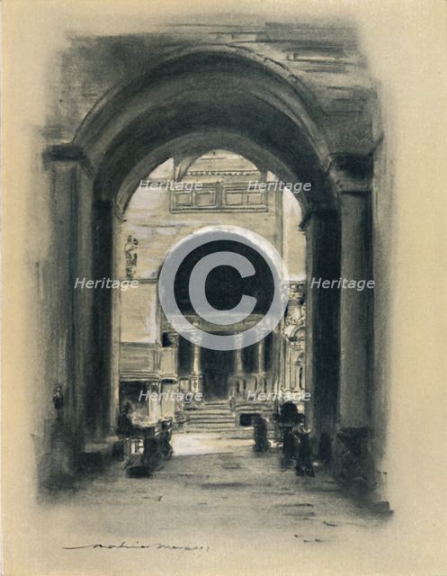 'Inside St. Mark's, Venice', 1903. Artist: Mortimer L Menpes.