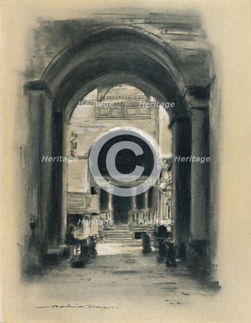 'Inside St. Mark's, Venice', 1903. Artist: Mortimer L Menpes.