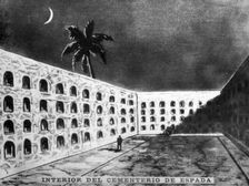 Inside th Spanish cementery, (19th century), 1920s