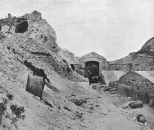 Inside the wrecked fortress of Sedd el Bahr 1915