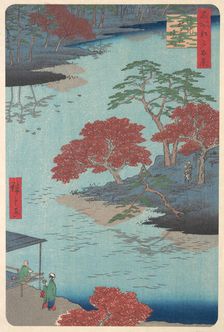 Inside the Akiba Shrine at Ukeji, 8th month, Snake year 1857., 8th month, Snake year 1857. Creator: Ando Hiroshige