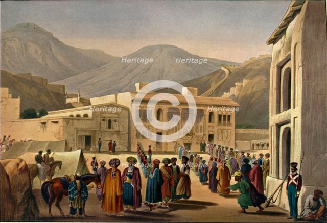 'Inside the City of Kabul (The Bala Hissar)', c1840, (1901). Creators: Unknown, James Atkinson.