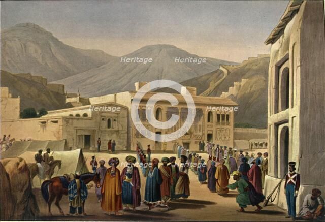 'Inside the City of Kabul (The Bala Hissar)', c1840, (1901). Creators: Unknown, James Atkinson.