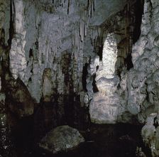 Inside the Diktaen cave