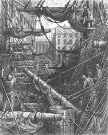 Inside the Docks 1872. Creator: Gustave Doré
