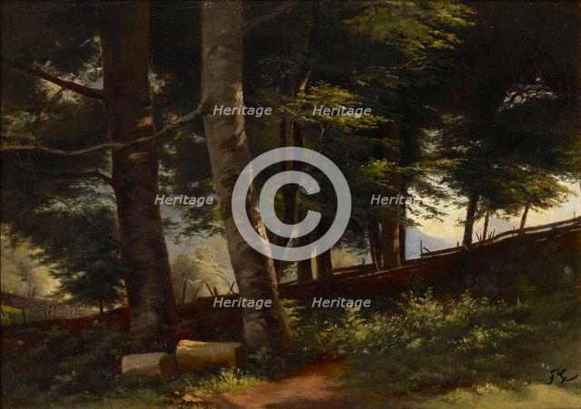 Inside the Forest, 1871-1872. Creator: Fanny Churberg.