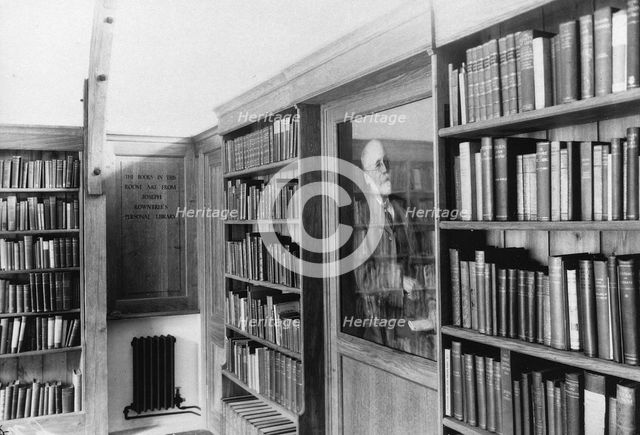 Inside the library, York, Yorkshire, 1928. Artist: Unknown