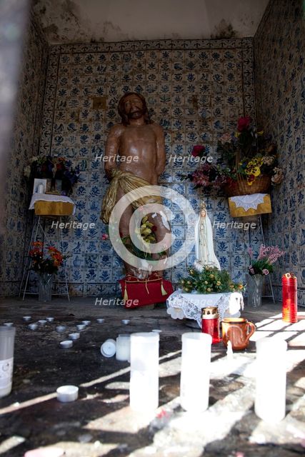 Inside the Monastery of Santa Clara-a-Nova, Coimbra, Portugal, 2009. Creator: Samuel Magal.