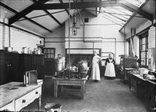 Inside the old Rowntree factory kitchen, York, Yorkshire, c1889-c1911