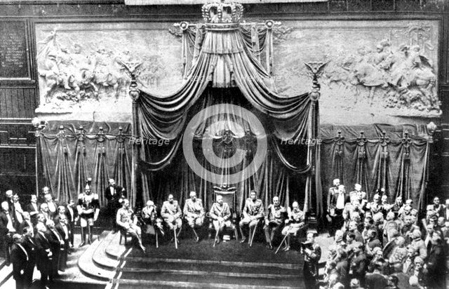 Inside the Palace of the Senate, Rome, 1926. Artist: Unknown