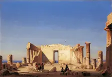 Inside the Parthenon, 1843