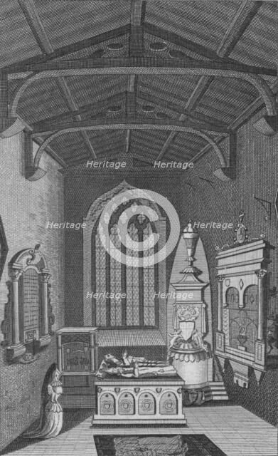 'Inside View of Union's Chapel in Faringdon Church', 1796. Creator: Unknown.