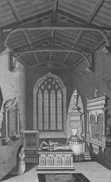 Inside View of Union's Chapel in Faringdon Church 1796. Creator: Unknown
