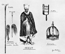 Insignia of priesthood, 1912.Artist: G Schulein