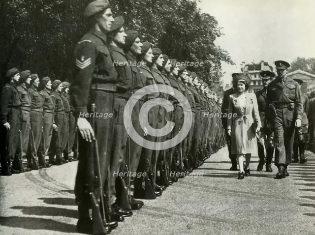 'Inspecting The Grenadier Guards - May, 1945', 1947. Creator: Unknown.