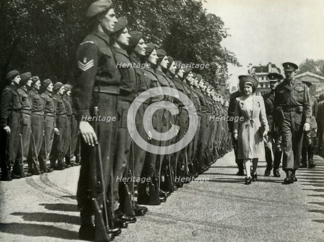 'Inspecting The Grenadier Guards - May, 1945', 1947. Creator: Unknown.