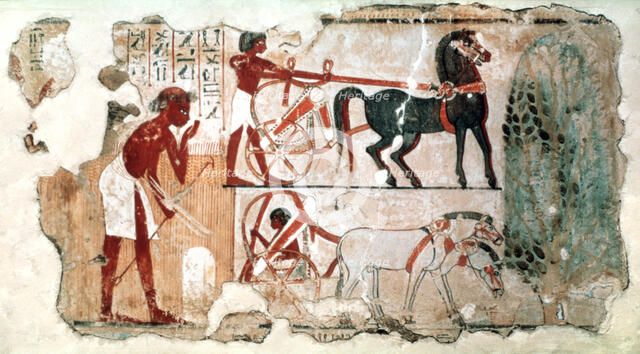 Inspecting the Fields, 1350 BC Artist: Unknown