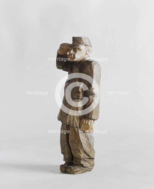 Inspecting the military recruit.  Artist: Torkel Lindeberg