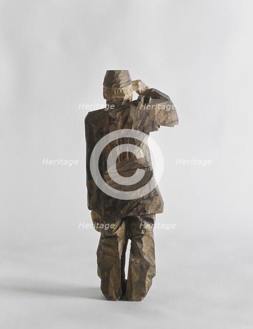 Inspecting the military recruit.  Artist: Torkel Lindeberg