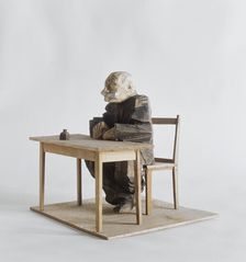 Inspecting the military recruit. Artist: Torkel Lindeberg