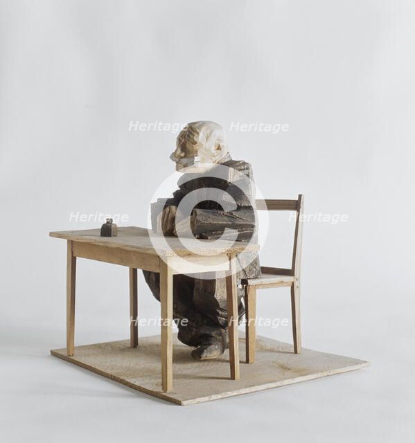 Inspecting the military recruit.  Artist: Torkel Lindeberg