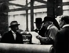 Inspecting an Arms Factory c1917, (1945). Creator: Unknown