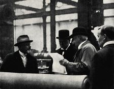 Inspecting an Arms Factory c1917, (1945). Creator: Unknown